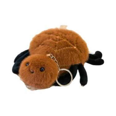 Imagem de Chaveiro De Pelúcia De Inseto Pequeno: Boneco Fofo De Caracol E Abelha