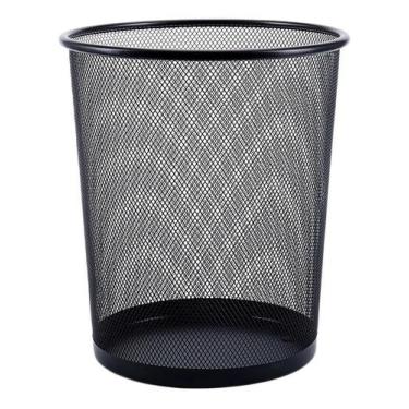 Imagem de Lixeira telada sem tampa black 9 l mimo style alx04