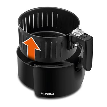 Imagem de Fritadeira Air Fryer 3,5L Mondial AF35BF Preta 220V