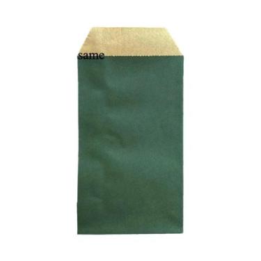 Imagem de Sacolas De Papel Kraft Brancas Com Bolinhas 8x15cm 50pcs Para Casament