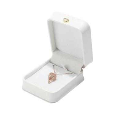 Imagem de Caixa De Joias Em Couro PU Para Anel, Pingente, Pulseira, Pérola E Emb