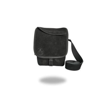 Imagem de Pochete Carteiro Com Tampa para trabalho - MB Confecções, Preto abufal