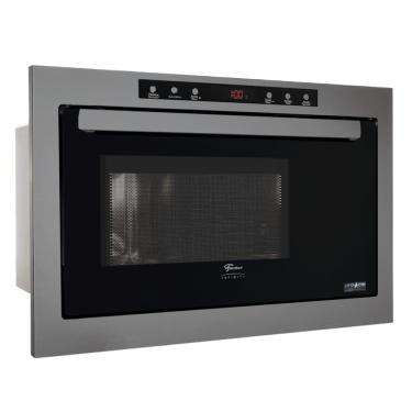 Imagem de Forno Micro-ondas Fischer Infinity de Embutir com Dourador 25 Litros Inox