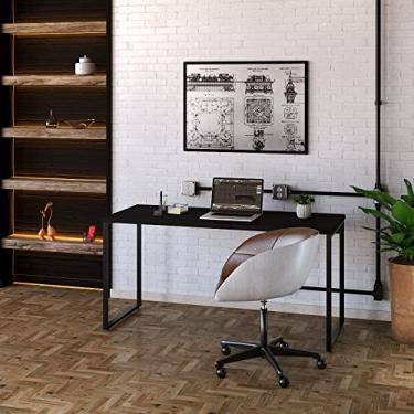 Imagem de Escrivaninha Trevalla Kuadra Me150-E10 Industrial 150cm Preto Onix