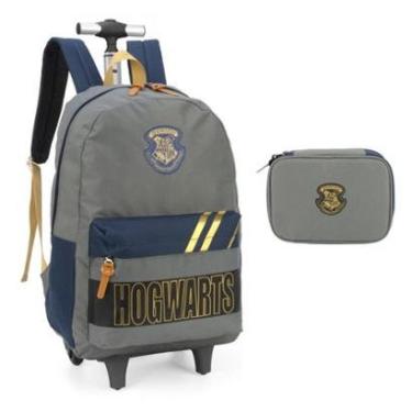 Imagem de Kit Mochila de Rodinha Luxcel Harry Potter 51641-Masculino