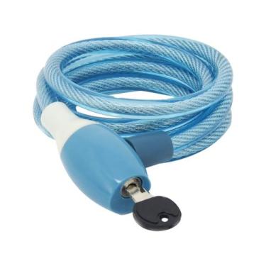 Imagem de Cadeado Para Bike Com Chave A65-az Acte Sports, Azul