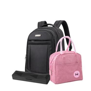 Imagem de Mochila Bolsa Executiva Reforçada Premium Bolsa Térmica - - Mormino, R