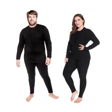 Imagem de Conjunto Frio Intenso Plus Size Blusa Gola Baixa + Calça-Unissex