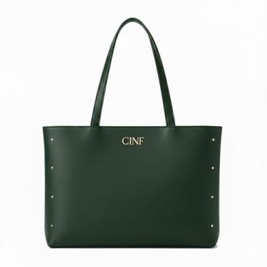Imagem de Bolsa Sacola Grande De Ombro Feminina Alça Resistente - CINF, Verde mi