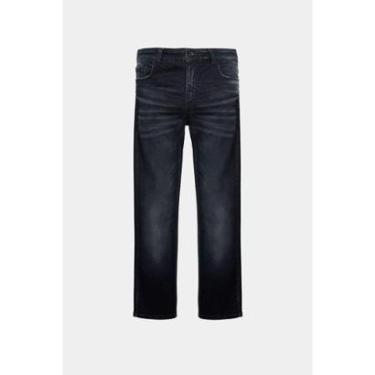 Imagem de Calça Aramis Jeans Slim Comfort Jateada Azul Escuro-Masculino