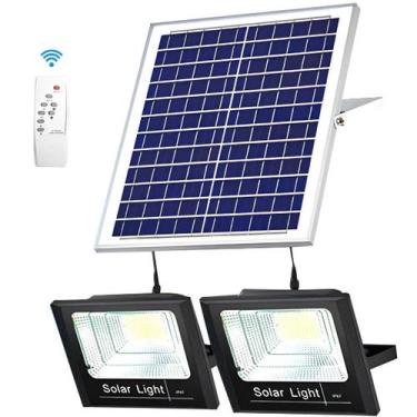 Imagem de Lâmpada Solar LED De Alta Potência 65W, Holofote À Prova d'Água Com Co