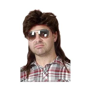 Imagem de Perucas Mullet Masculinas Em 8 Estilos Para Fantasias Dos Anos 70 E 80