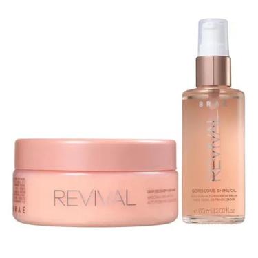 Imagem de Kit Braé Revival - Máscara 200ml + Óleo Gorgeous Shine 60ml - Braé Hai