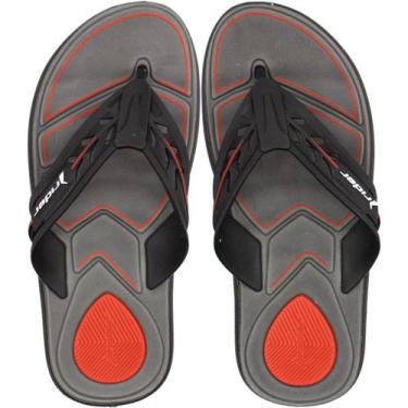 Imagem de Chinelo De Dedo Rider Motion Confort Tira Vazada Masculino, Preto, 42