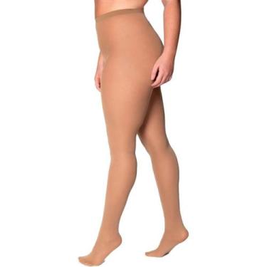 Imagem de Meia Calça Loba Opaca Fio 40 Plus Size 5837-001, Po de arroz, XG