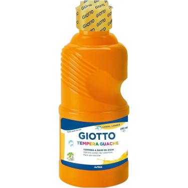 Imagem de Têmpera Guache Giotto Tinta Cremosa e Opaca de Alta Cobertura 250ML 1 Unidade Laranja