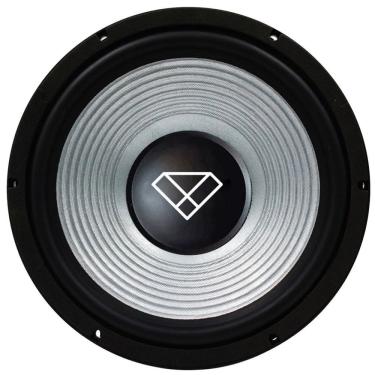 Imagem de Subwoofer Automotivo para Som Veicular Subwoofer Leson Prata 12 Polegadas 200W RMS 4 OHMS Grave Potente e Definido Leson