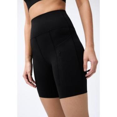 Imagem de Bermuda Ciclista Hering Sports 6 Bolsos Com Corte A Laser Feminina-Feminino