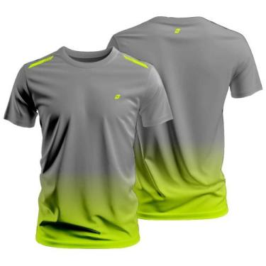 Imagem de Camiseta Masculina Dry Fit Esportiva para Corrida e Treino  Leve, Resp