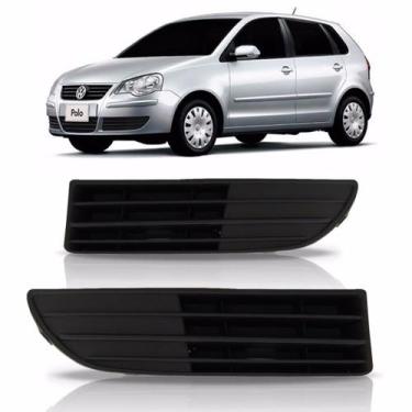 Imagem de Grade Moldura Tela Parachoque Polo 2007 2008 2009 2010 2011 Sem Furo M