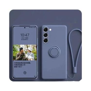 Imagem de Capa De Telefone Samsung Galaxy Com Anel Magnético De Silicone S25 S24