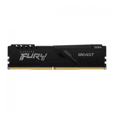 Imagem de Memória DDR4 Kingston Fury Beast, 16GB, 3200MHz, Preto