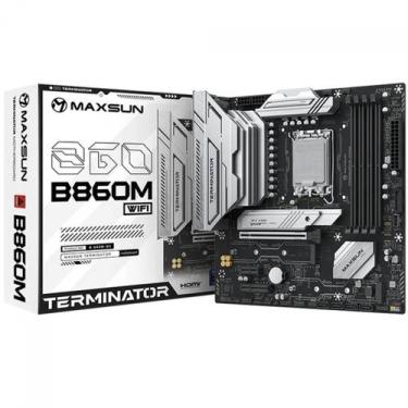 Imagem de Placa Mãe Maxsun Terminator B860M WiFi, Chipset B860, Intel LGA 1851, 