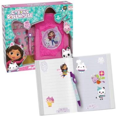 Imagem de Diário Peluciado Infantil Gabby's DollHouse Rosa Fun - Fun Divirta-se