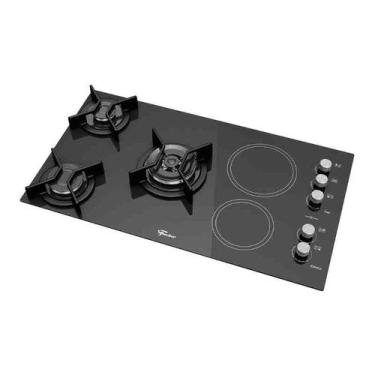 Imagem de Fogão Cooktop Gás/Elétrico 5 Bocas Vitrocerâmica 220 V Fischer, 220V