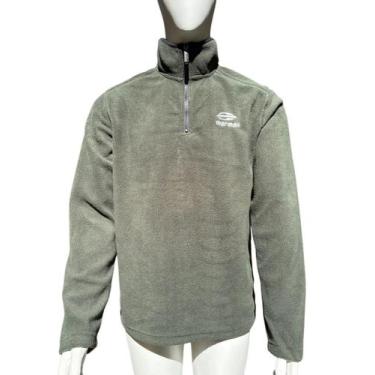 Imagem de Blusão Jaqueta Casaco Adulto Mormaii Fleece Quente Presente, Cinza, P
