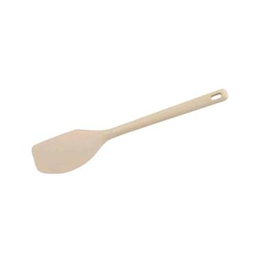 Imagem de Espatula silicone bege com cabo canelado 31,80cm florarte