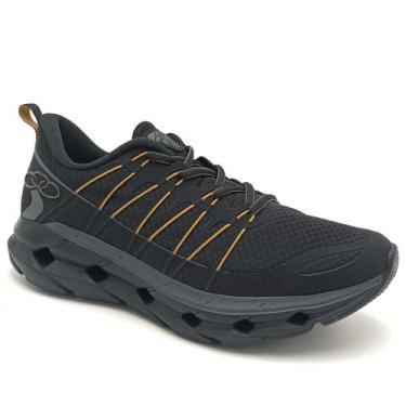 Imagem de Tênis Masculino Olympikus Cyber 3, Preto dourado, 39