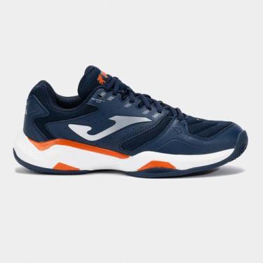 Imagem de Tenis joma master 1000 saibro masculino, Azul e laranja, 43