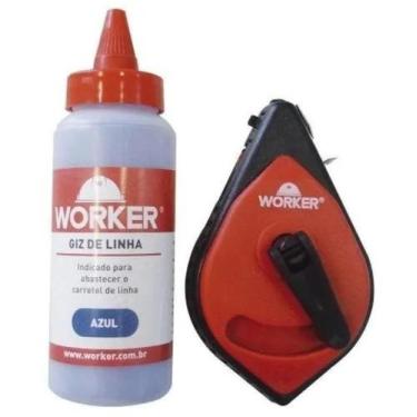 Imagem de Giz de Linha Carretel Worker 30m 100g Azul
