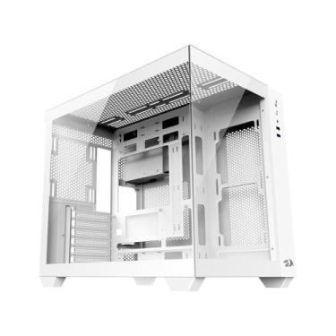 Imagem de Gabinete Gamer Redragon Wideload Lite, Mid Tower, ATX e M-ATX, Branco 