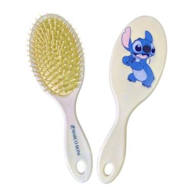 Imagem de Escova De Cabelo Oval Coleção Disney Stitch Marco Boni, Amarelo
