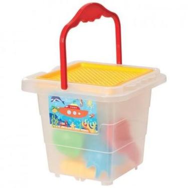 Imagem de Balde praia menino 607 mercotoys, Unica