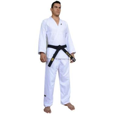 Imagem de Kimono Judo Unissex Shinai Reforçado Branco, A1, Branco