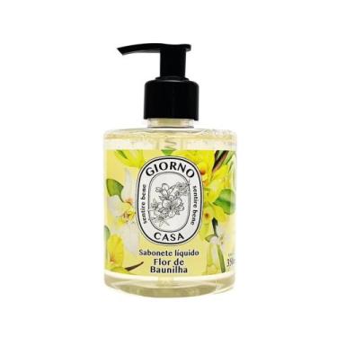 Imagem de Sabonete liquido giorno flor de baunilha 350ml - GIORNO CASA, Amarelo