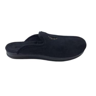 Imagem de Pantufa masculino pegada 266012, Preto, 35