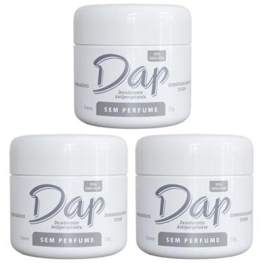 Imagem de Kit 3 Desodorante S/Perfume/Suave/Masculino/Feminino DAP 55g, SEM PERF