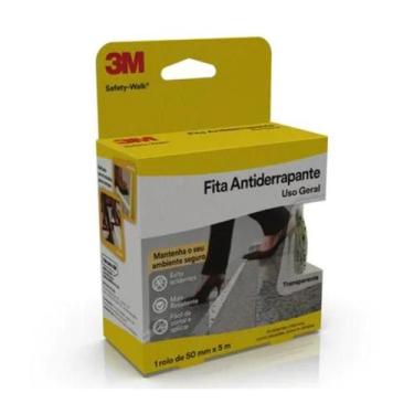 Imagem de Fita De Segurança Antiderrapante 3M SafetyWalk Transparente 50mm x 5m