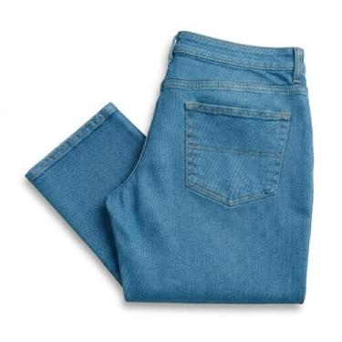 Imagem de Calça Masculina Jeans Corte Reto Premium - Generico, Claro, 50
