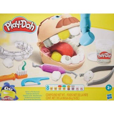 Imagem de Brincando De Dentista Play-Doh Massinha - Hasbro F1259