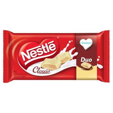 Imagem de Tablete de Chocolate Ao Leite e Branco Classic Duo 90g - Nestlé