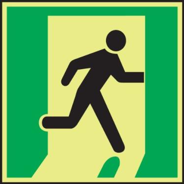 Imagem de Accuform MLMR153GX Lumi-Glow Flex Adesivo Vinil IMO Letreiro (saída direita)", 15,24 cm de comprimento x 15,24 cm de largura x 0,24 cm de espessura, verde no brilho, 15,24 cm de altura, 15,24 cm de comprimento, 15,24 cm de comprimento, plástico, 15,24 cm de 6 cm de 6 cm de 6 cm de comprimento