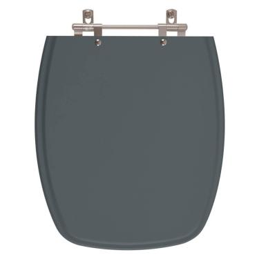 Imagem de Assento para Vaso Sanitário Fiori Primula Plus Cinza Escuro