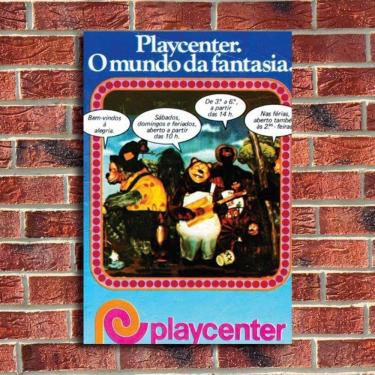 Imagem de Placa Decorativa Retrô Cartaz