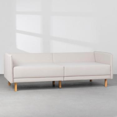 Imagem de Sofá Giro Trama Miúda Aveia - 1,72m