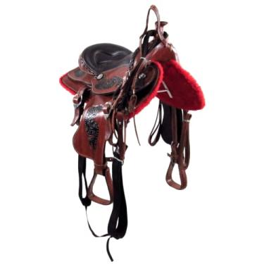 Imagem de Sela de Cavalo Americana Quarto de Milha Tradicional Havana 16 Polegadas